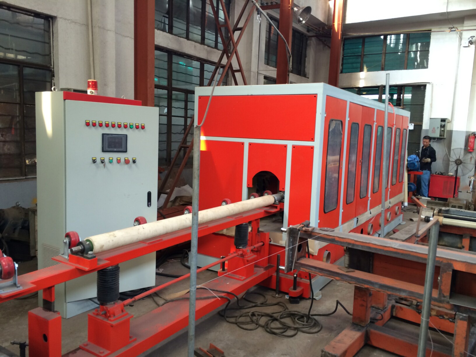 MG-4DNC FOUR GRINDING HEAD PAPER TUBE POLISHER